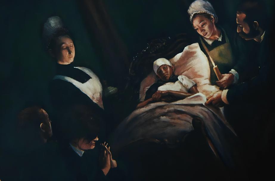 A painting of young Kier Eagan.