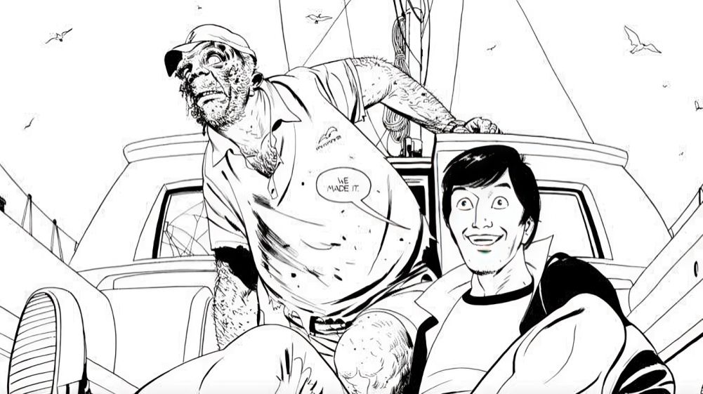 Jeffrey Grimes, from the comic The Walking Dead: The Alien.