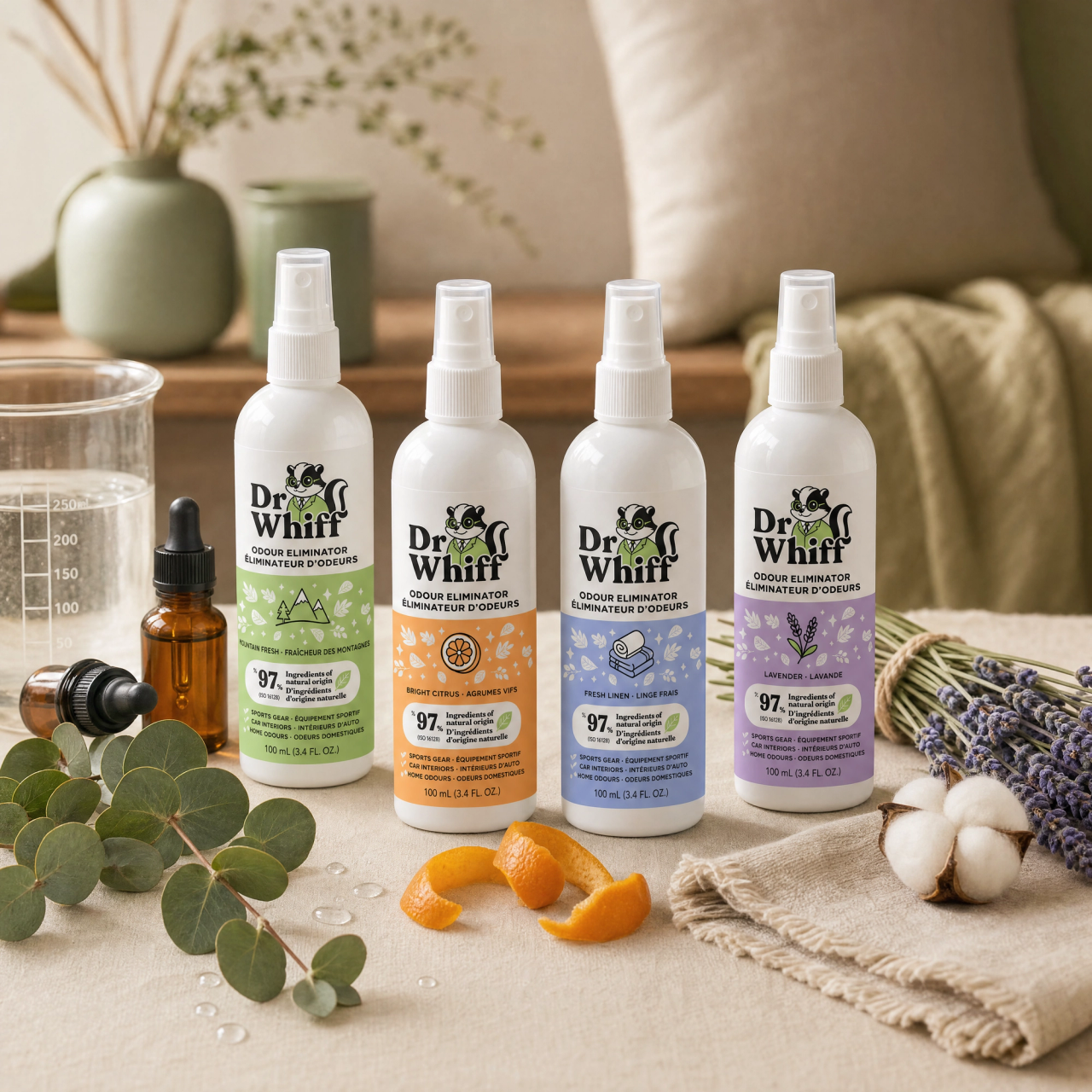 Dr. Whiff ingredients and product formulation