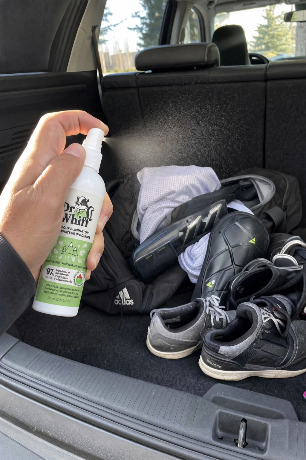 Trapped Gym Gear Odors