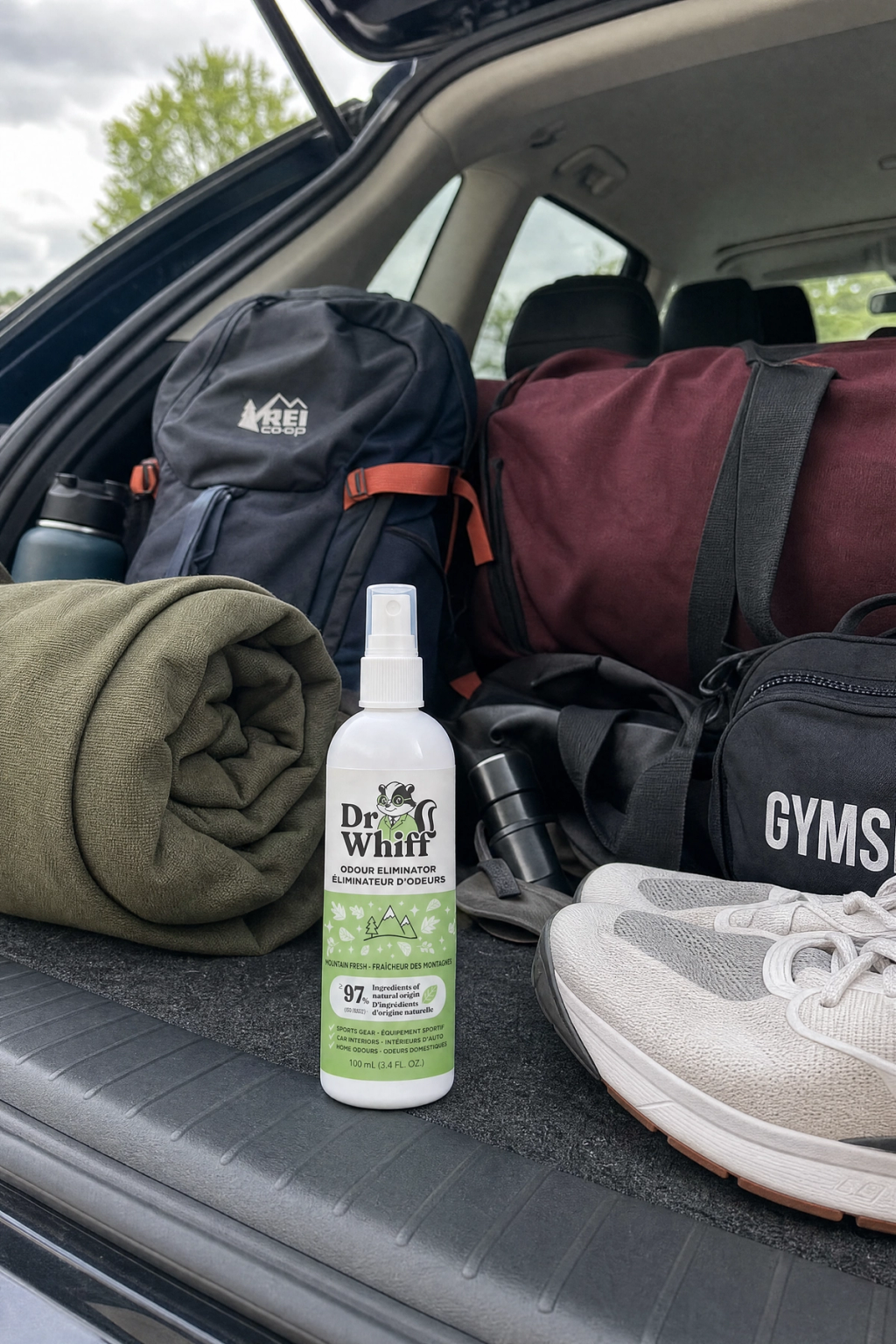 Trapped Gym Gear Odors