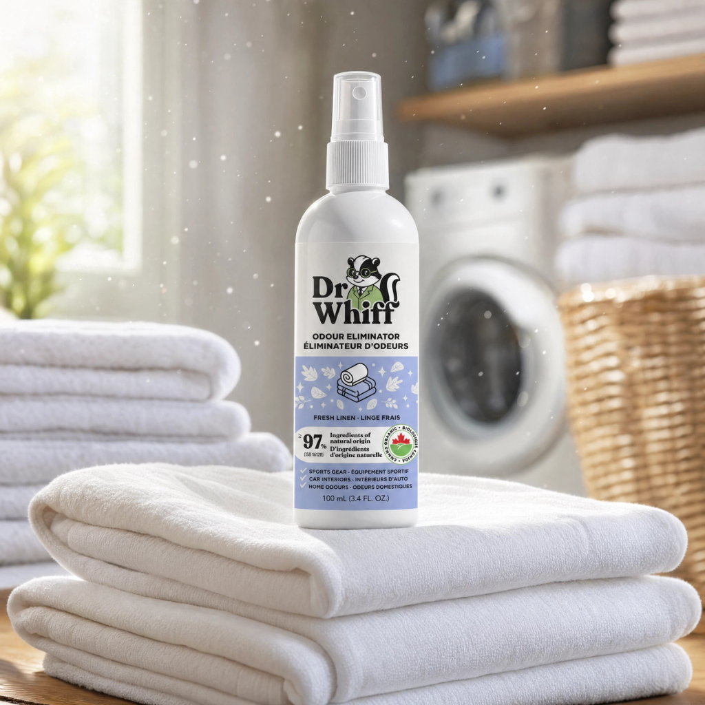 Targets odors at the source