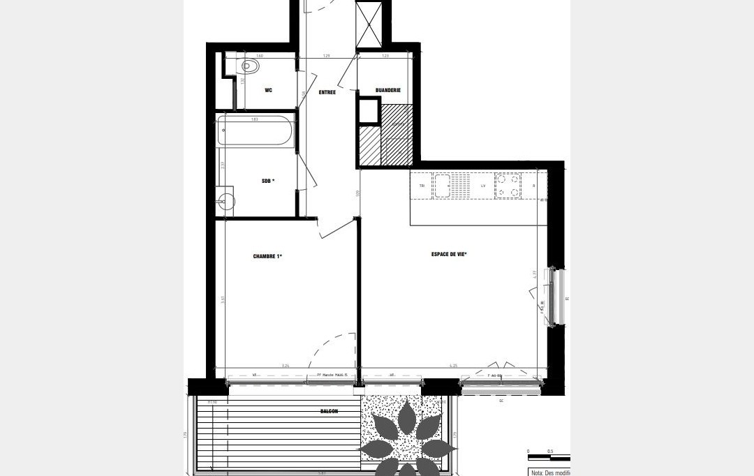 Appartement 2 pièces — Paris