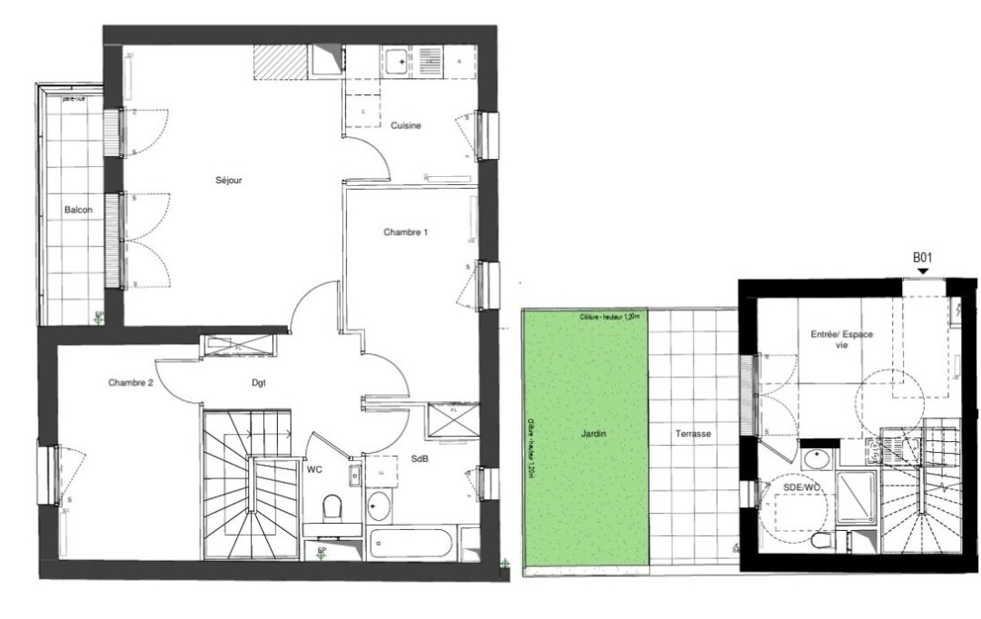 Appartement 4 pièces — Suresnes