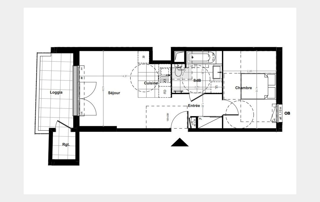 Appartement 2 pièces — Montreuil