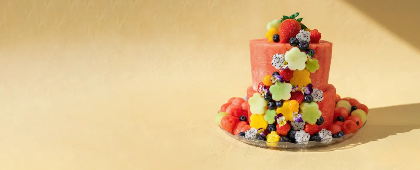 Celebrate with Fresh Fruit Cakes