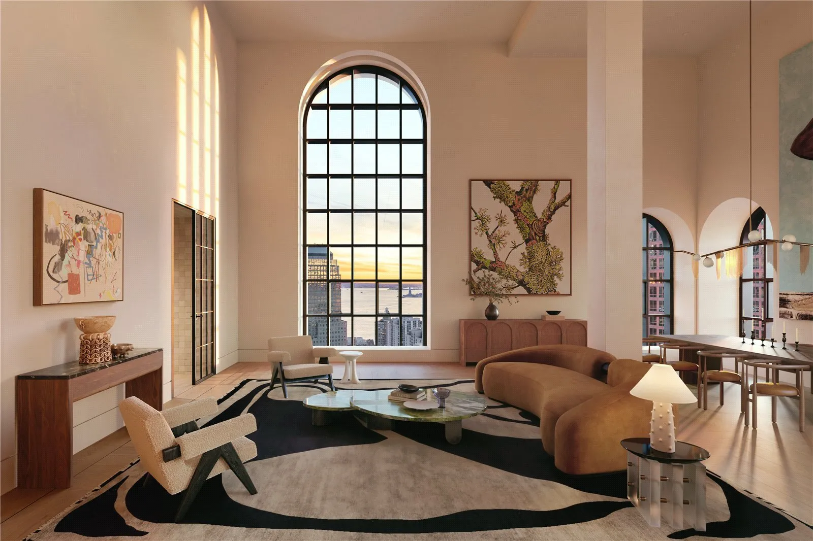 The Tribeca Crown penthouse at 100 Barclay Street, New York, view 2 of 6