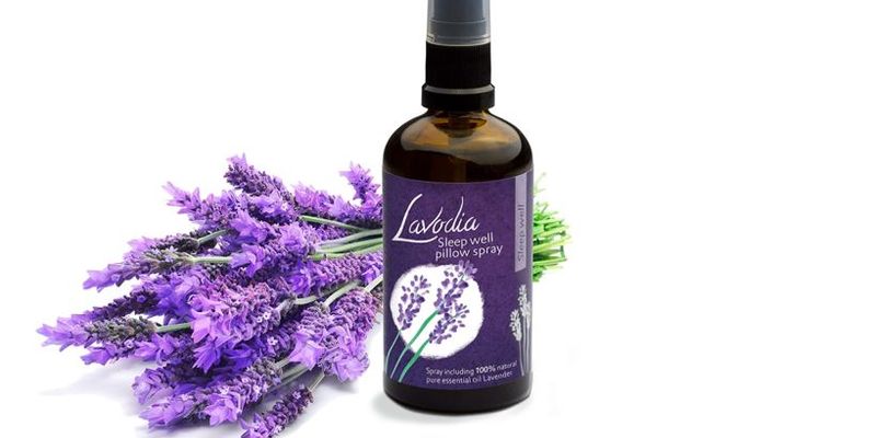 Lavodia Kissenspray und Lavendel