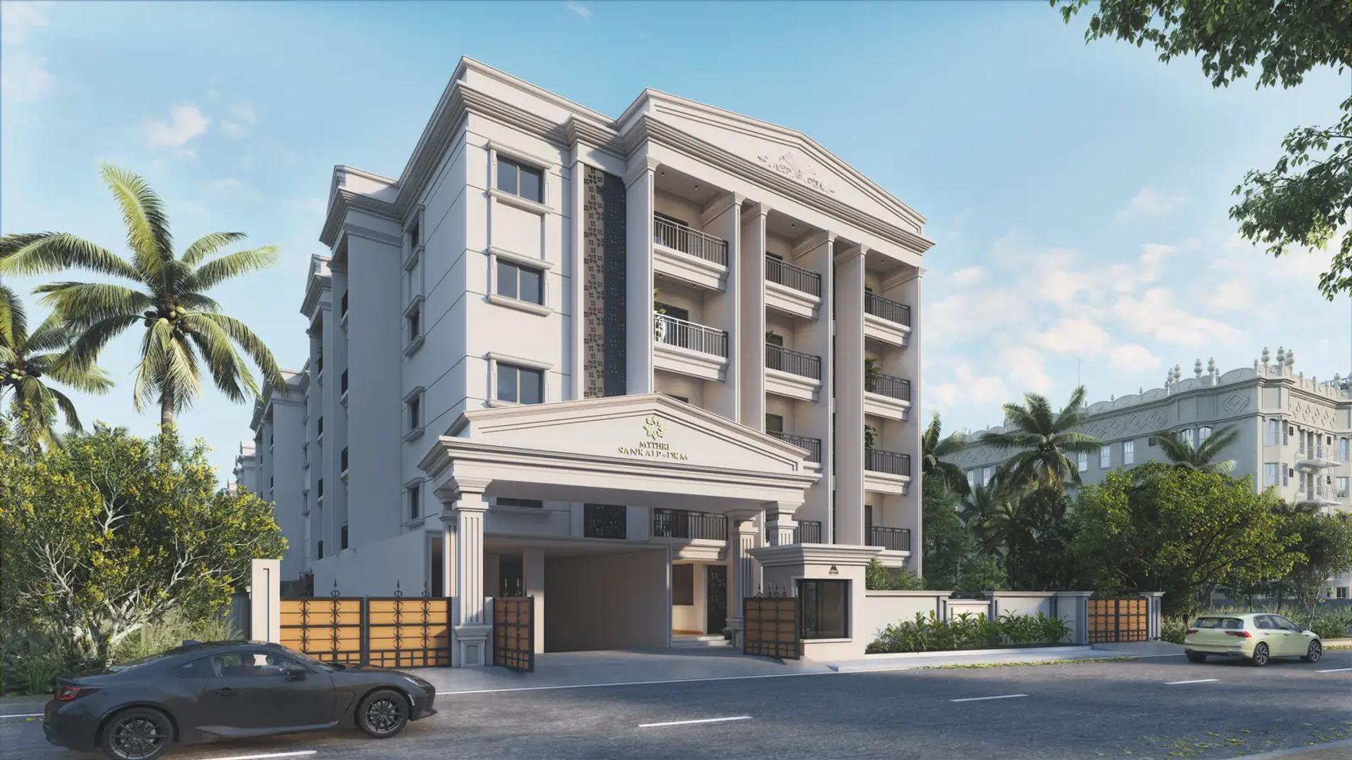 Mythri Sankalp architectural residential community in Hallehalli near KR Puram, Bengaluru East