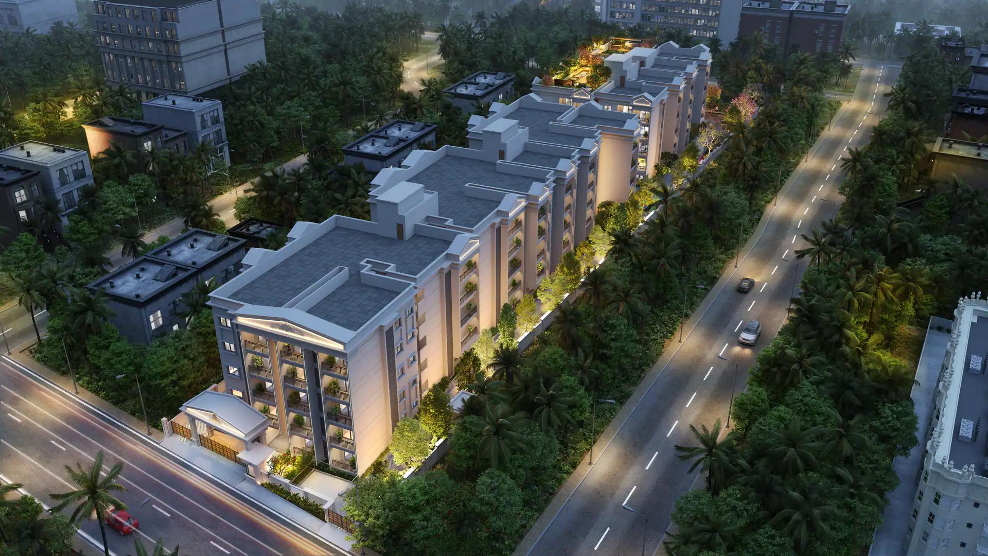 Mythri Sankalp residential community exterior view