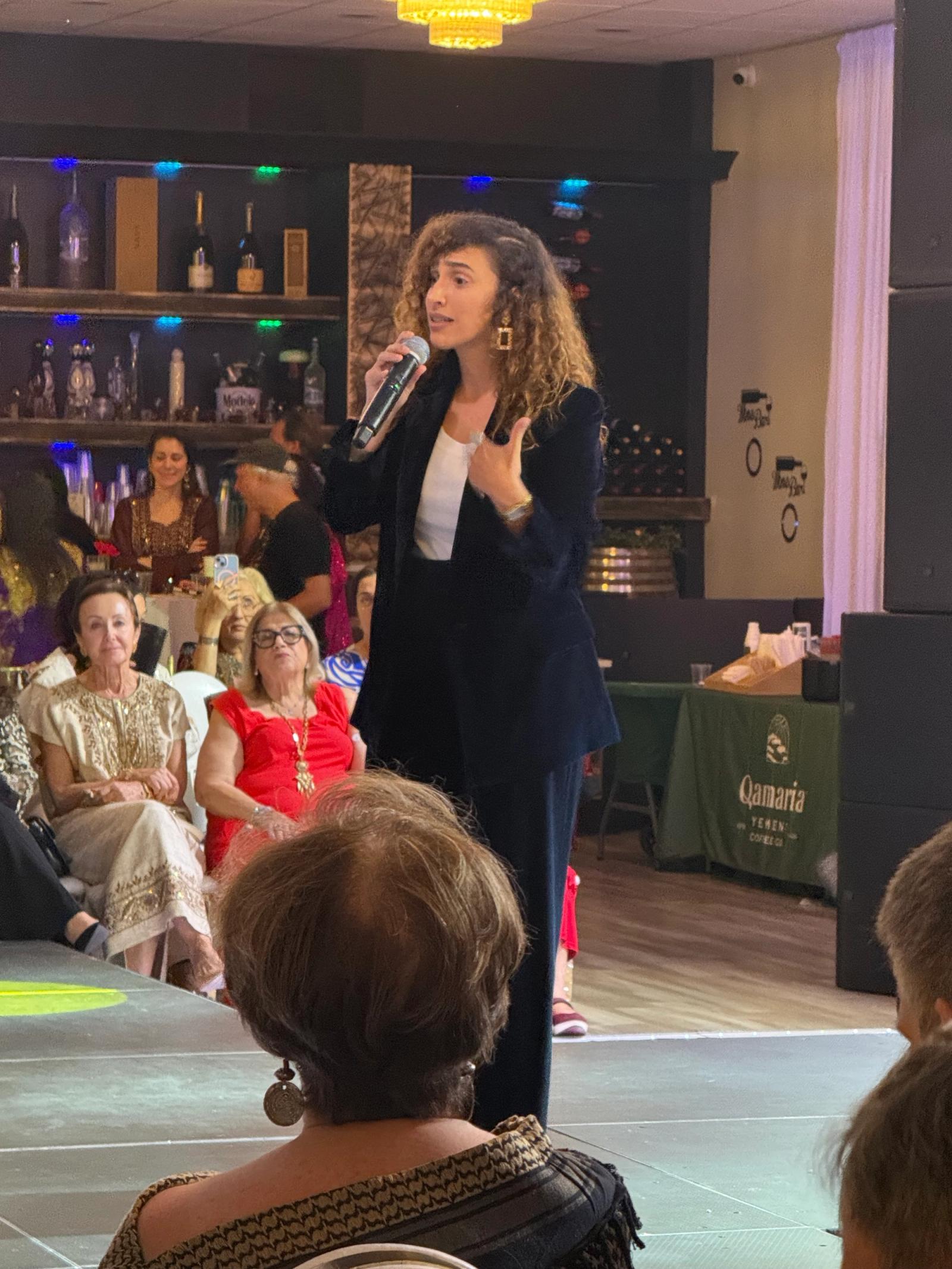 Aya Khalaf - our special guest from Jerusalem! 