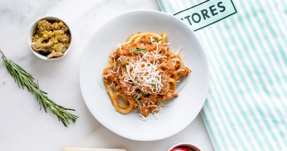 Pici with 'Nduja & Fennel Ragù Journal Lina Stores