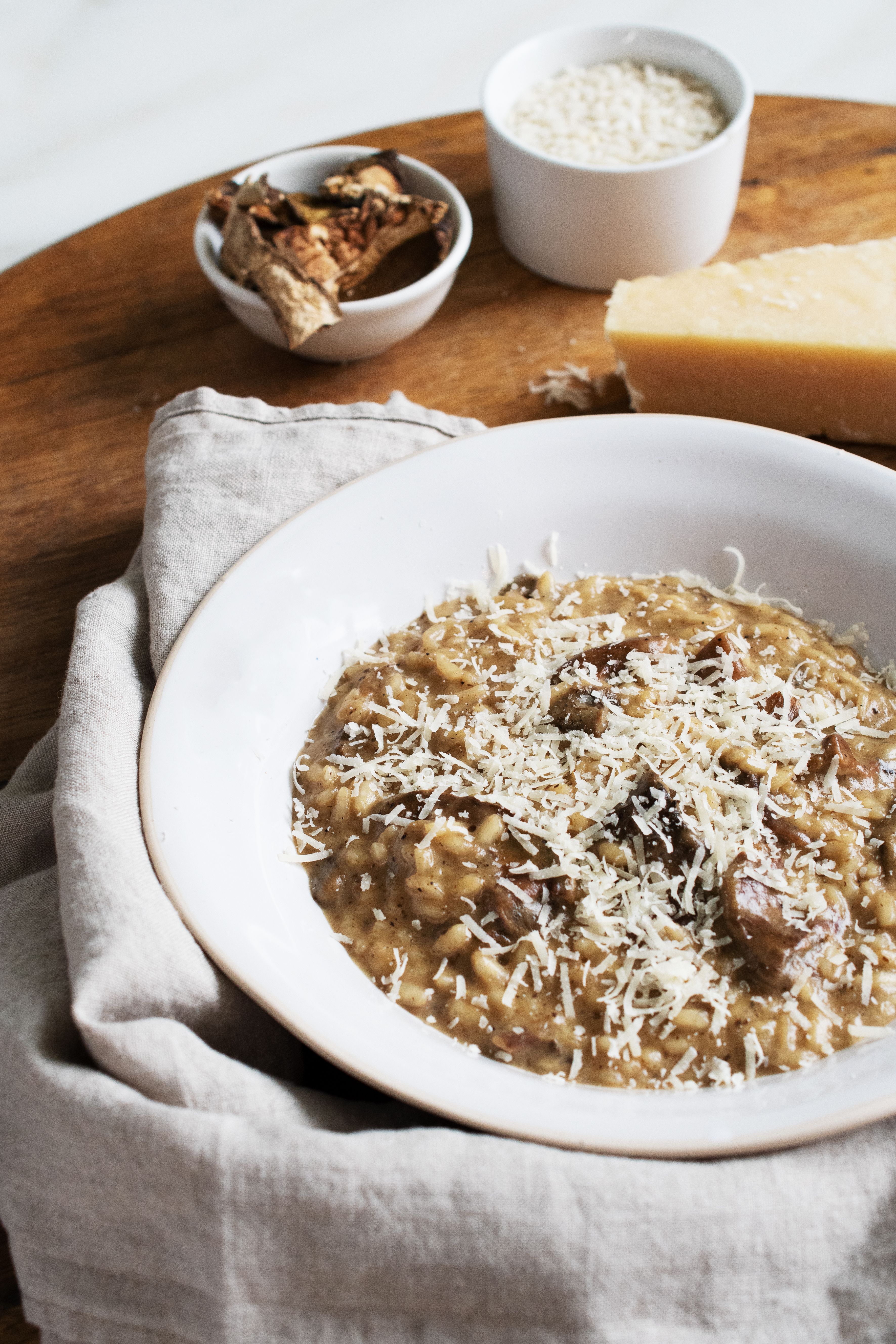 Porcini Mushroom & Truffle Butter Risotto Journal Lina Stores