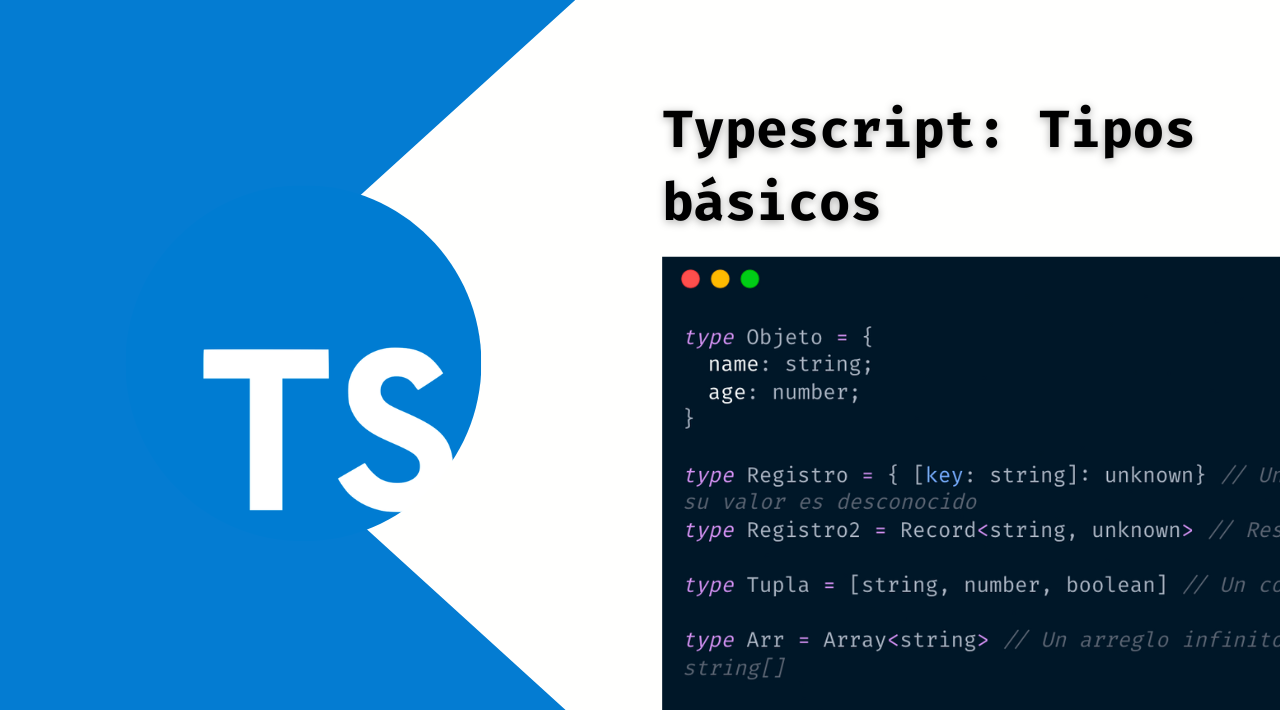 ¿Cuáles son los tipos básicos en Typescript?