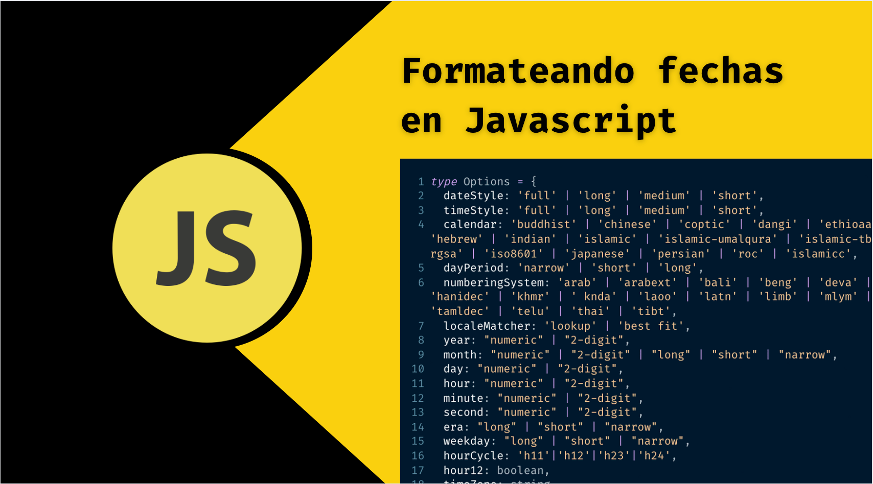 Formateando fechas en Javascript