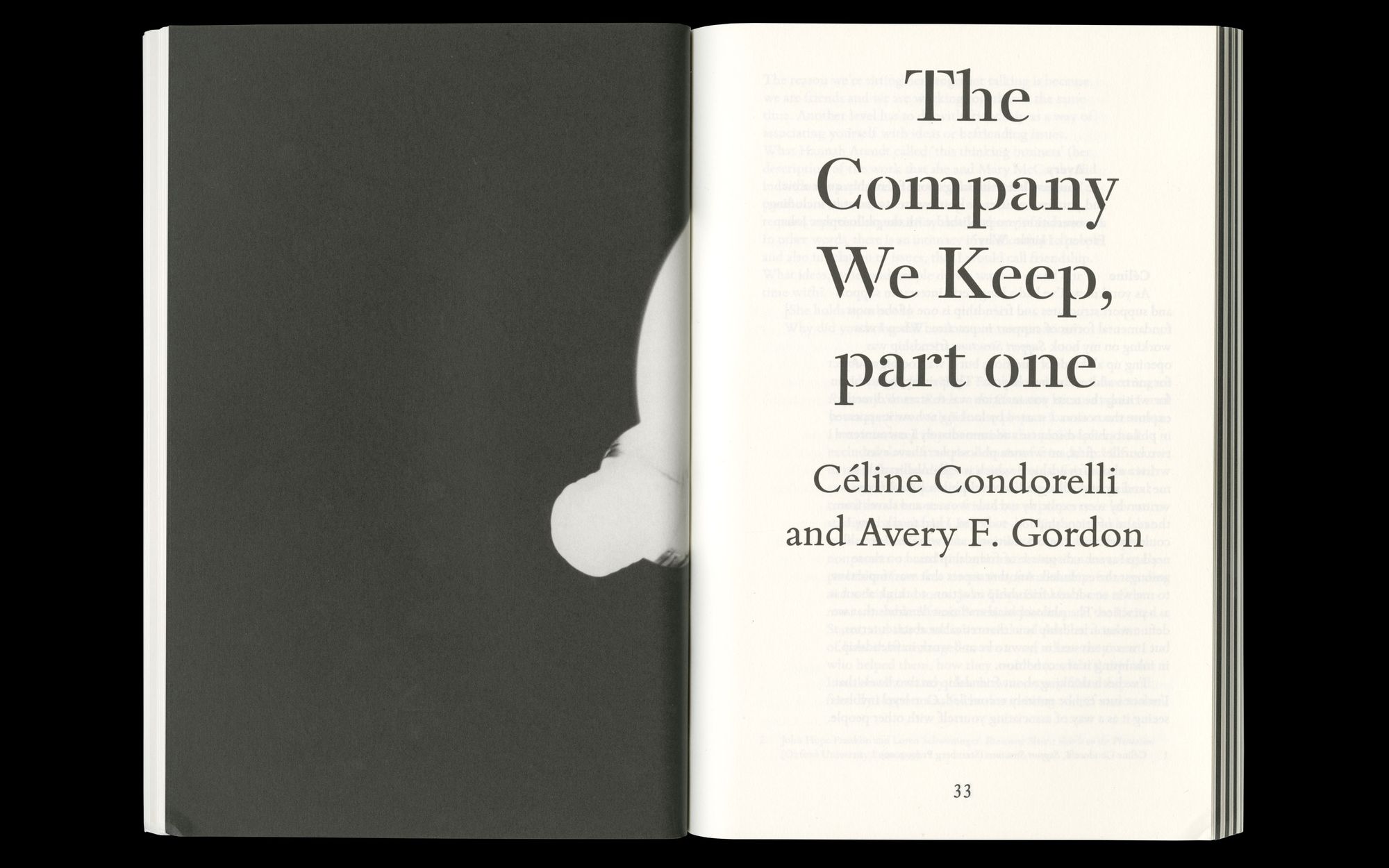 Scan of Céline Condorelli, 'The Company She Keeps', Book Works, 2014