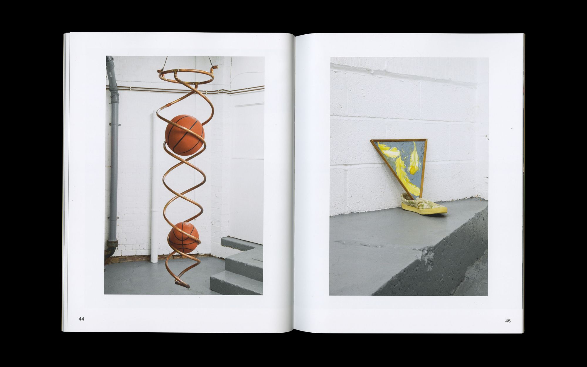 Scan of inside spread of Recent Activity Annual 2018