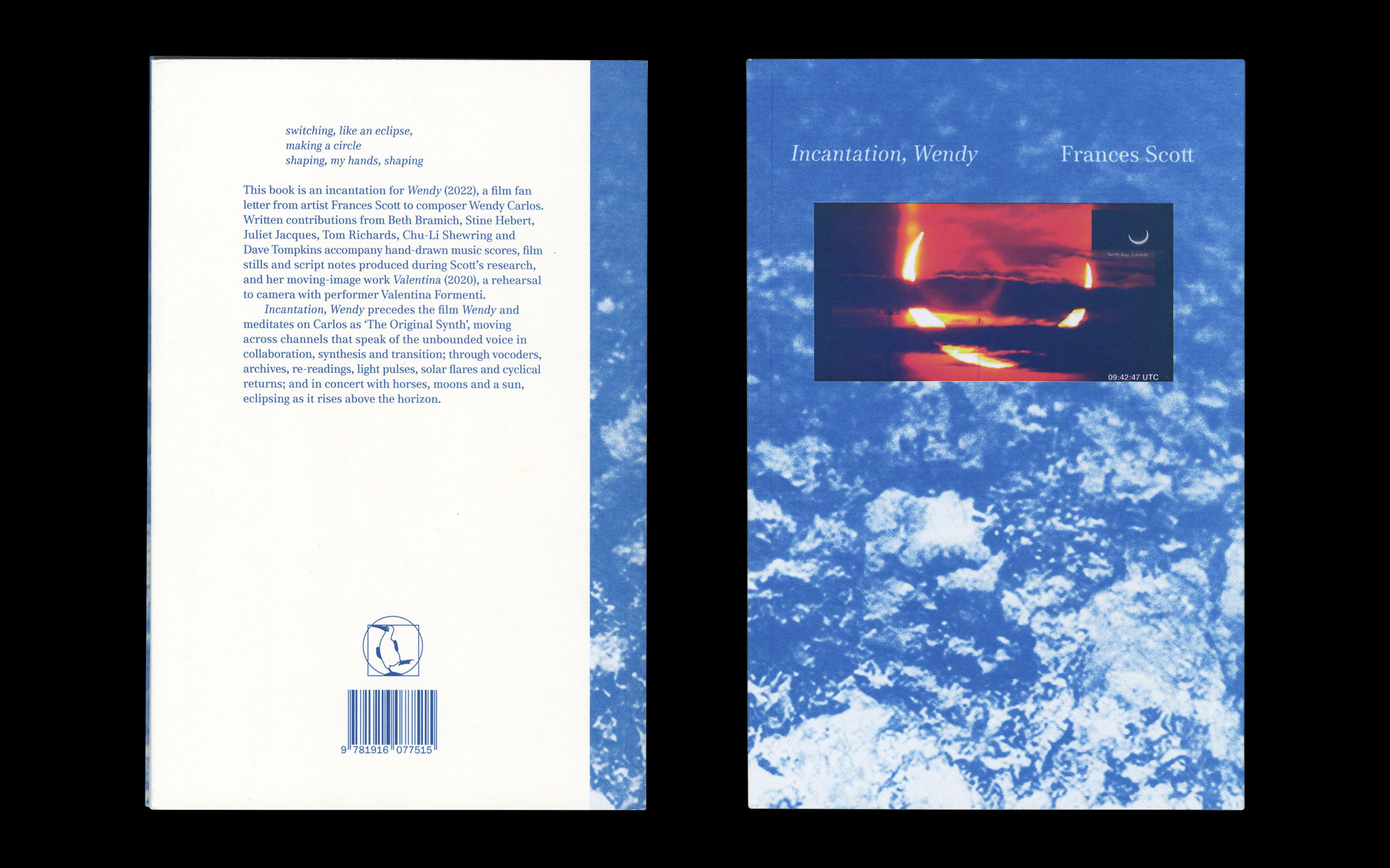 Scan of front and back cover of 'Incantation, Wendy' by Frances Scott