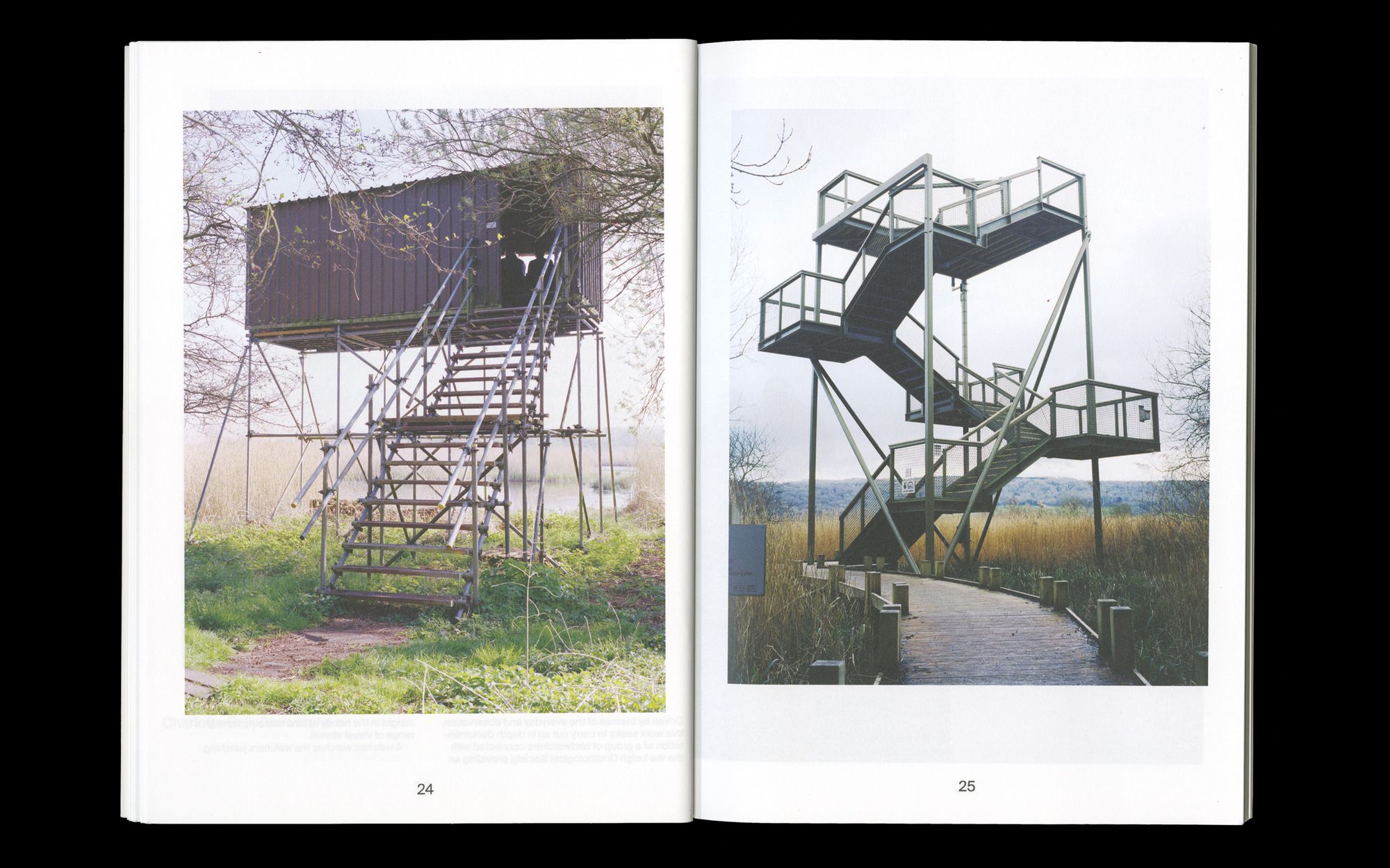 Scan of inside spread of North publication