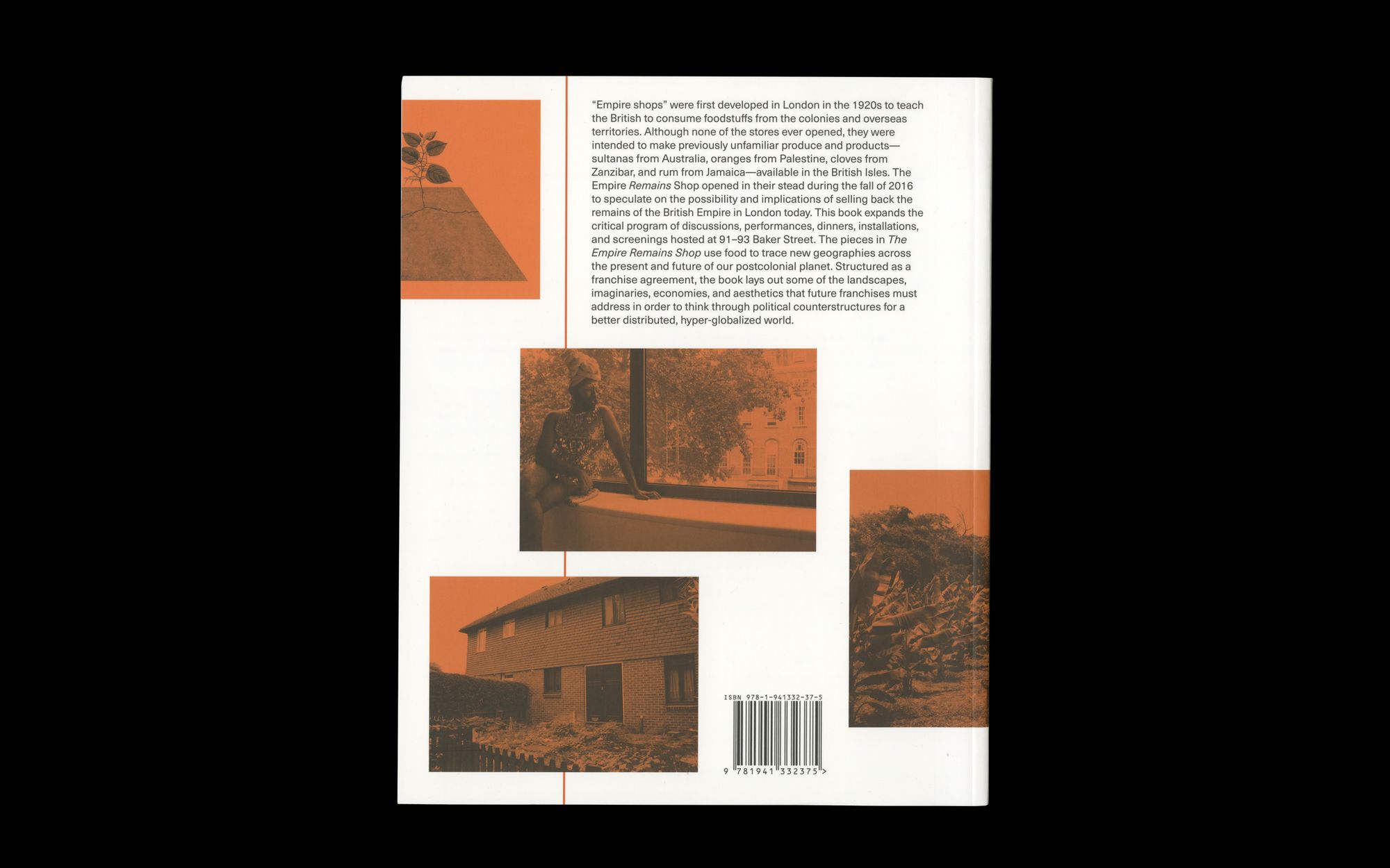 Back cover scan of The Empire Remains Shop publication