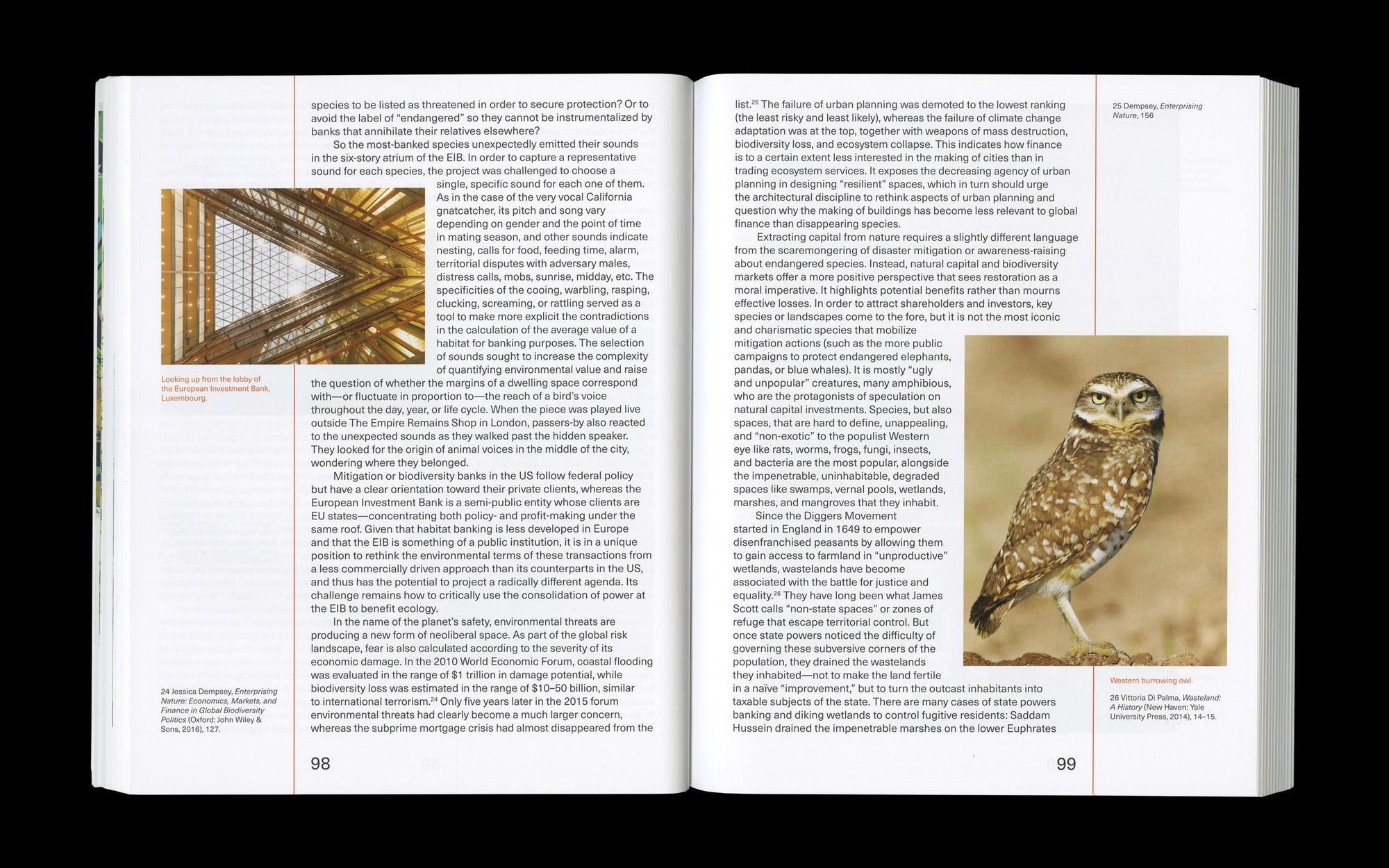 Scan of internal spread of The Empire Remains Shop publication