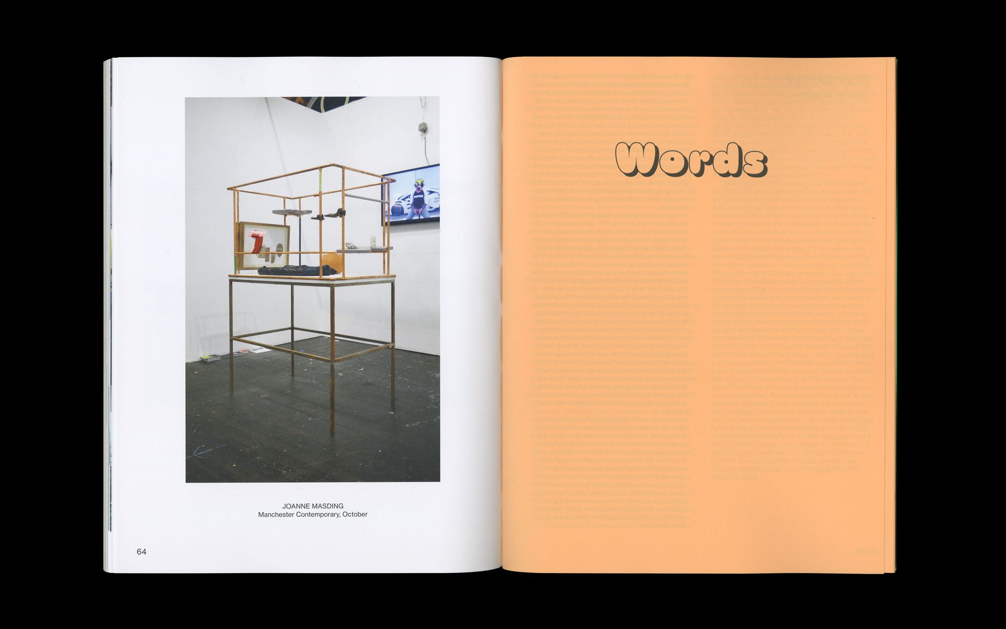 Scan of inside spread of Recent Activity Annual 2018