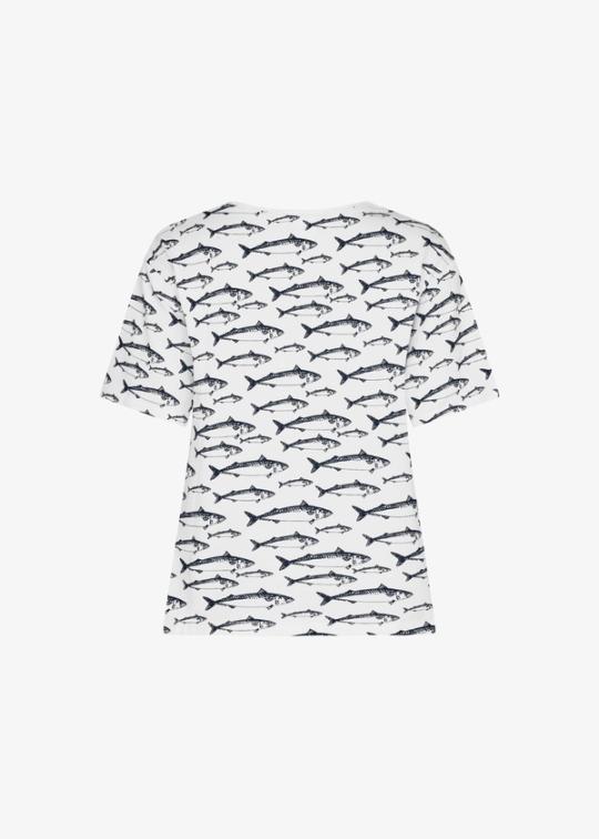 Tuva T-shirt Mackerel - emmamalena