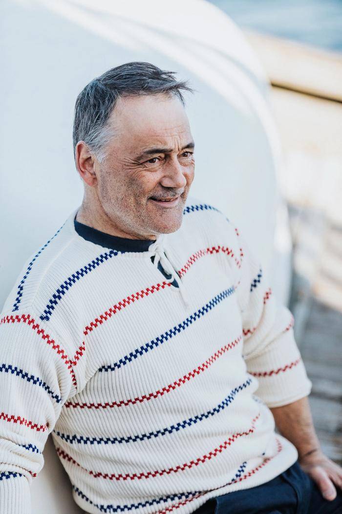 Secondary product image for "Käringö Knitted Sweater Off-white"