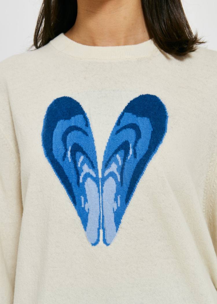 Secondary product image for "Pamela Stickad Musselhjärta"