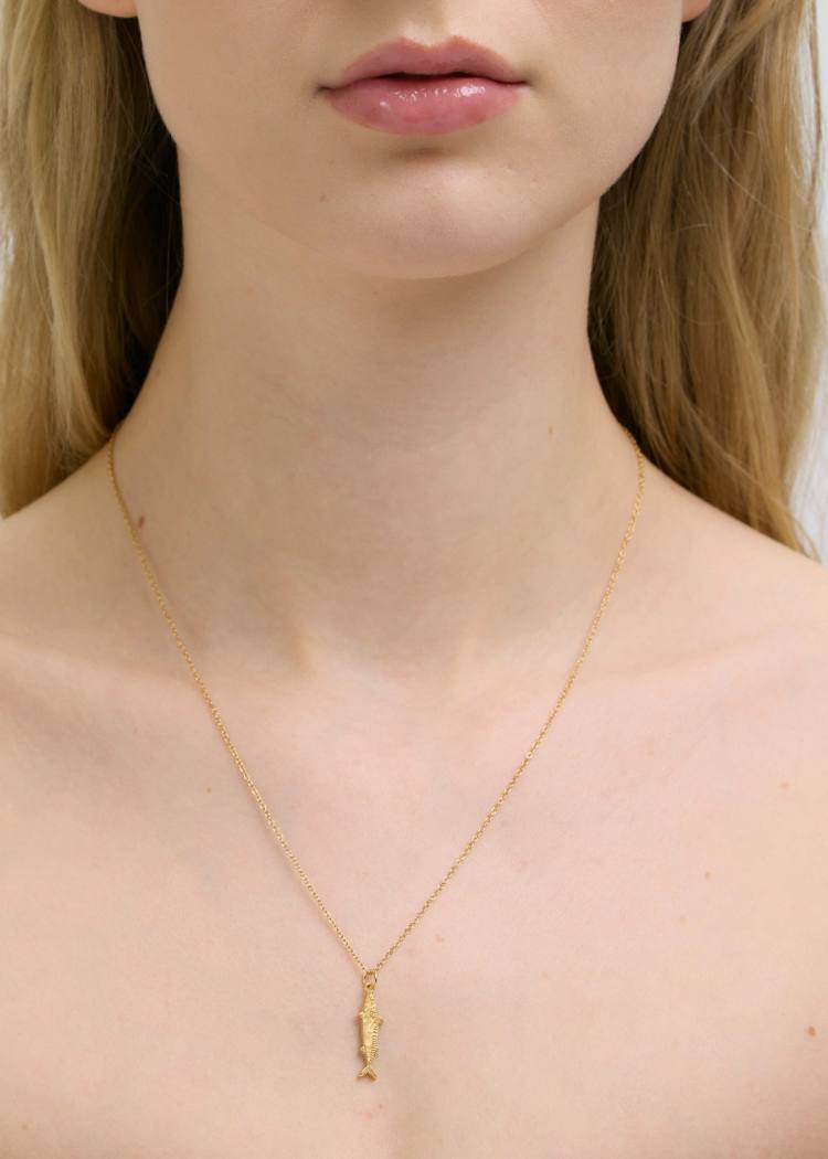 Secondary product image for "Halsband Makrill Guld"