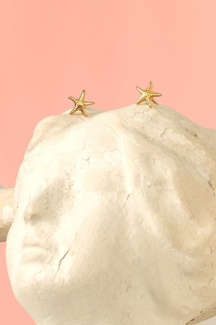 Secondary product image for "Örhänge Sjöstjärna Guld"