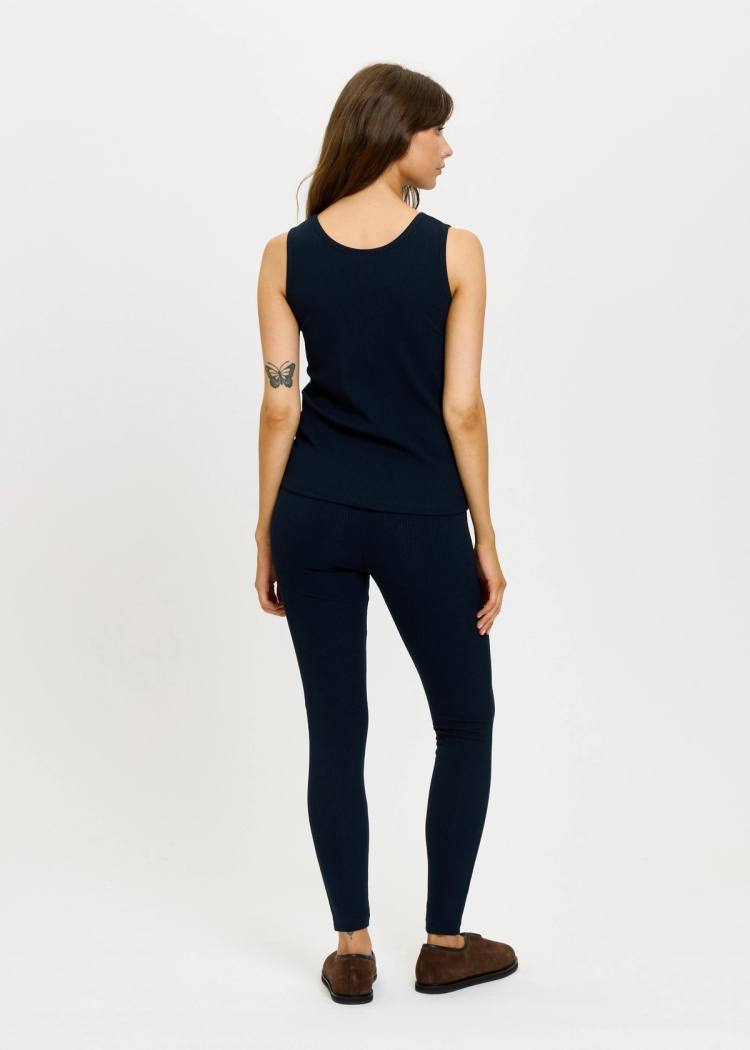 Secondary product image for "Tights Rib Navy"