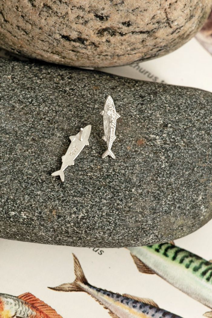 Secondary product image for "Örhänge Makrill Silver"