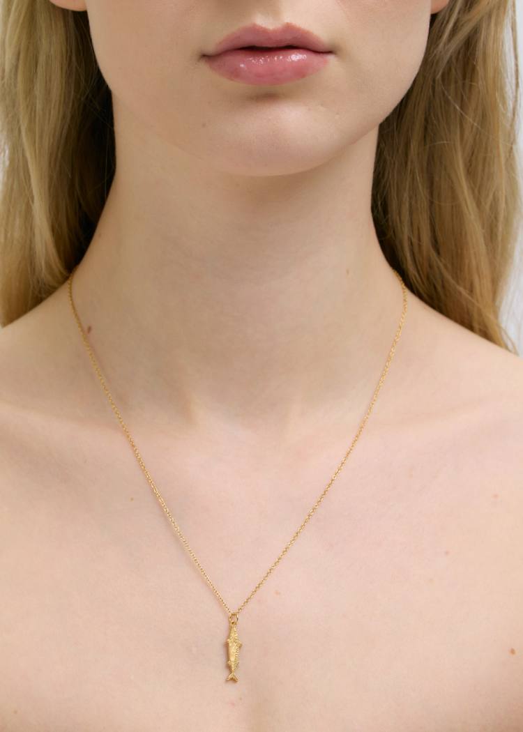 Secondary product image for "Halsband Makrill Guld"