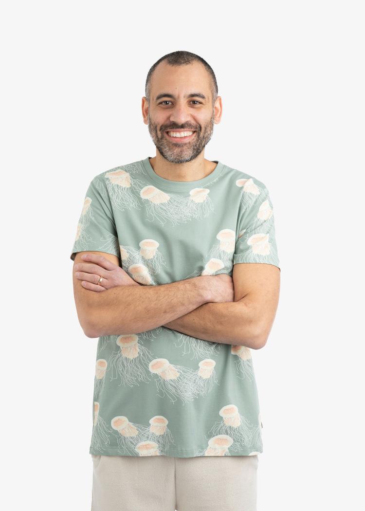 Secondary product image for "T-shirt Manet Grön"