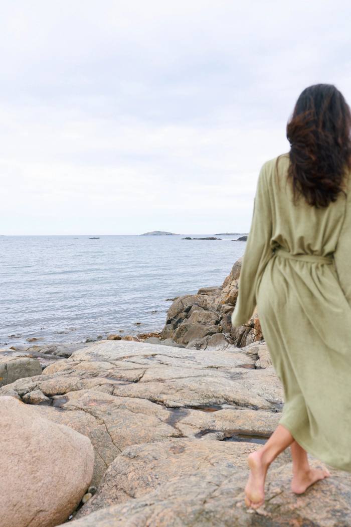 Secondary product image for "Bathrobe Tie Sage Green"