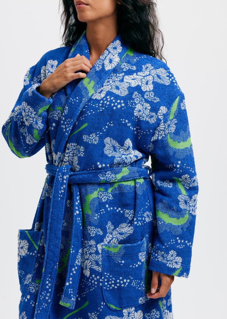 Secondary product image for "Bathrobe Sockertång Blue"