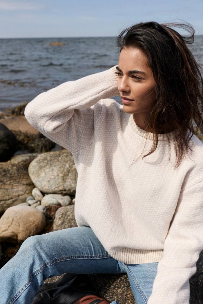 Secondary product image for "Olga Knit Sweater Beige"