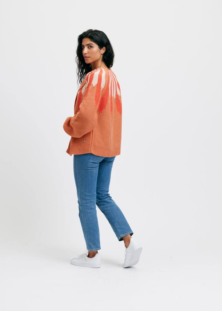 Secondary product image for "Bohus Cardigan Peach"