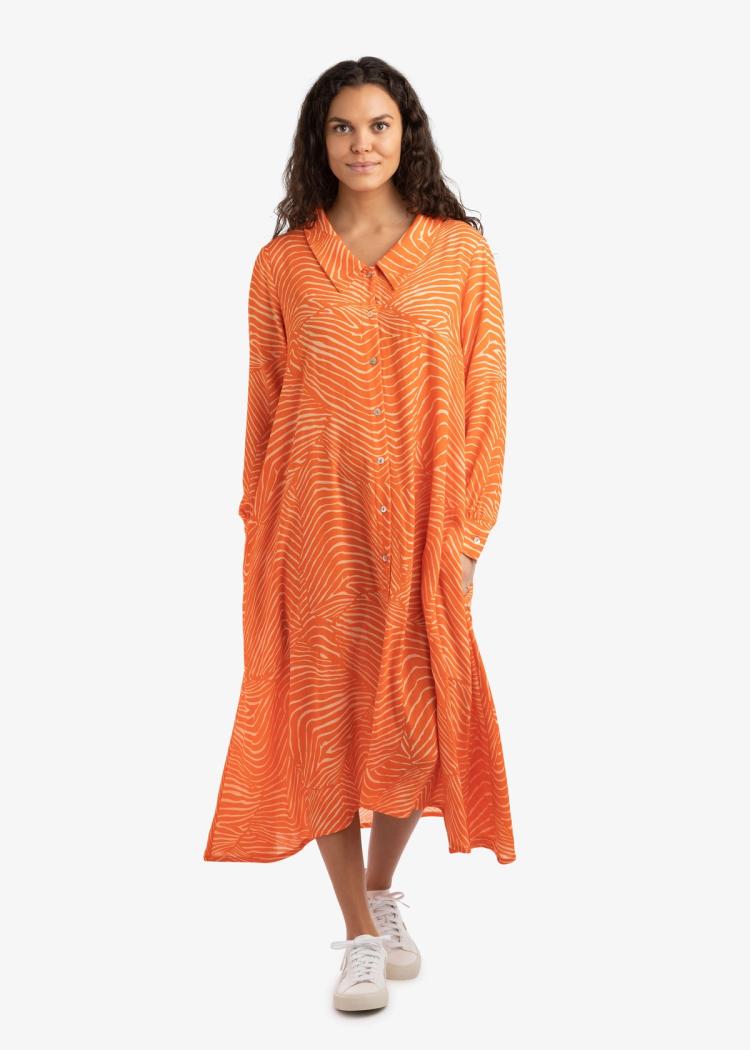 Secondary product image for "Linda Klänning Lax Orange"