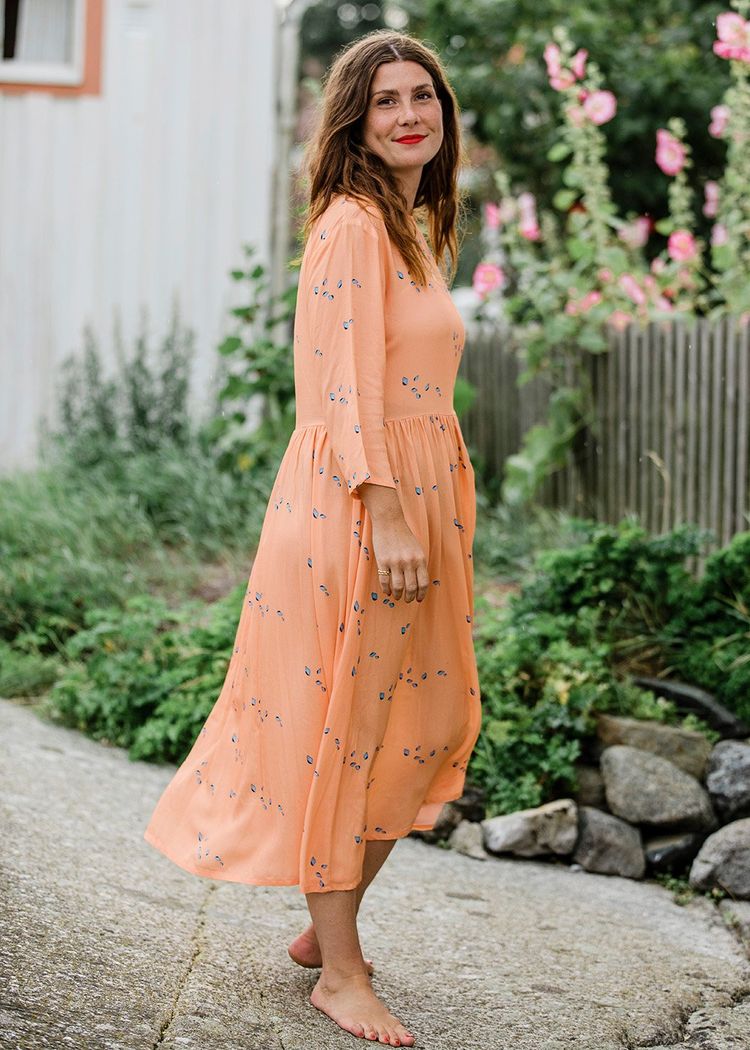 Secondary product image for "Minna Dress Mini Shell Peach"