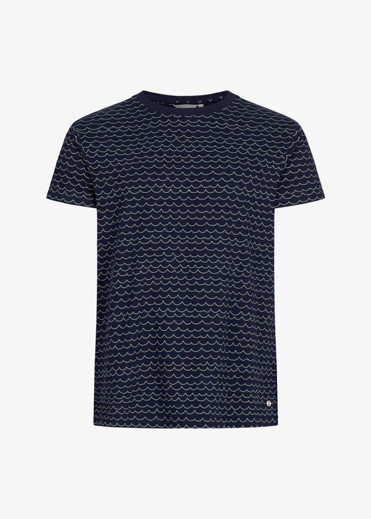 Secondary product image for "T-shirt Wave Navy"