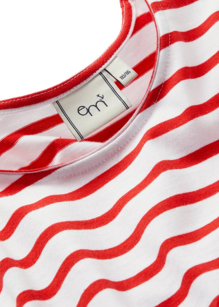 Secondary product image for "Lina Klänning Rand Röd Vit Barn"