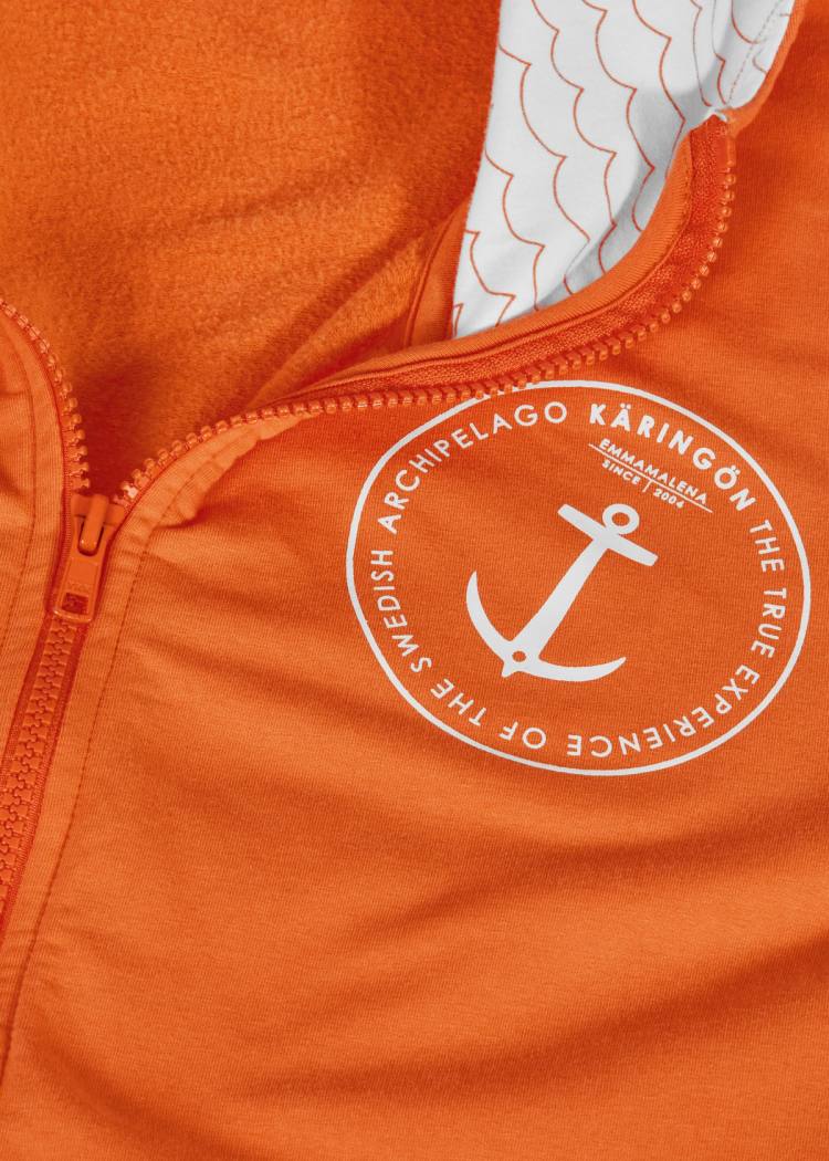 Secondary product image for "Hood Käringön Tvättad Orange Unisex"