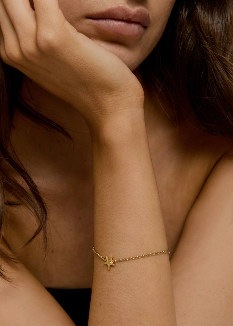 Secondary product image for "Armband Sjöstjärna Guld"