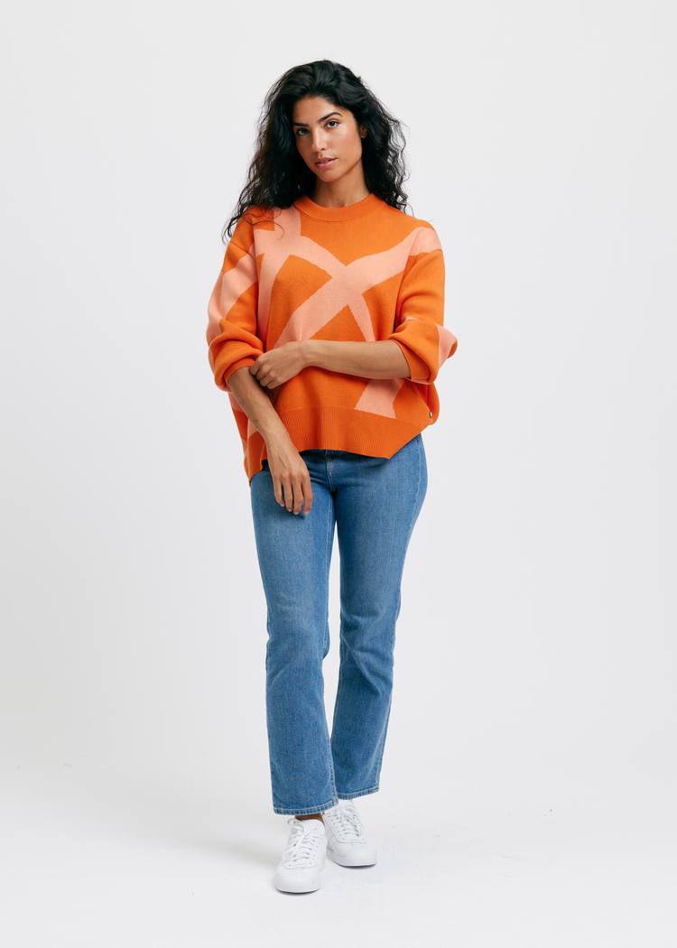 Secondary product image for "Brygg Knit Sweater Peach"