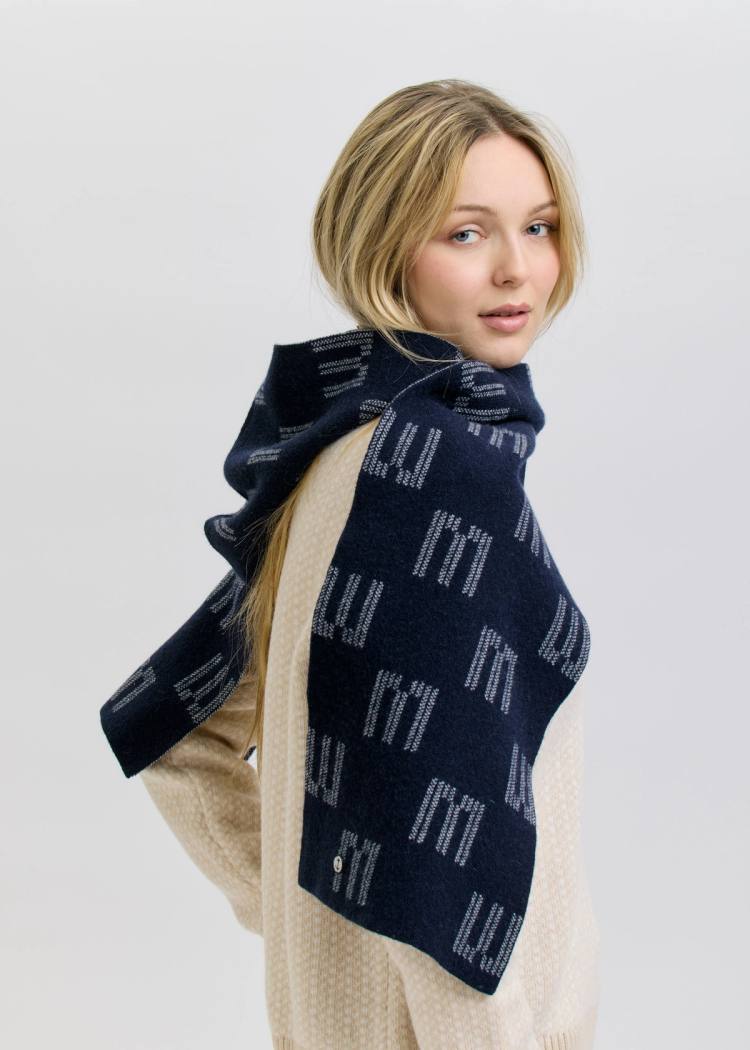 Secondary product image for "EM Scarf Hood Navy"