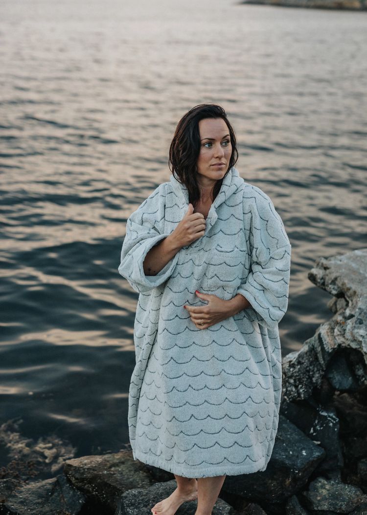 Secondary product image for "Frottéponcho Vågen"