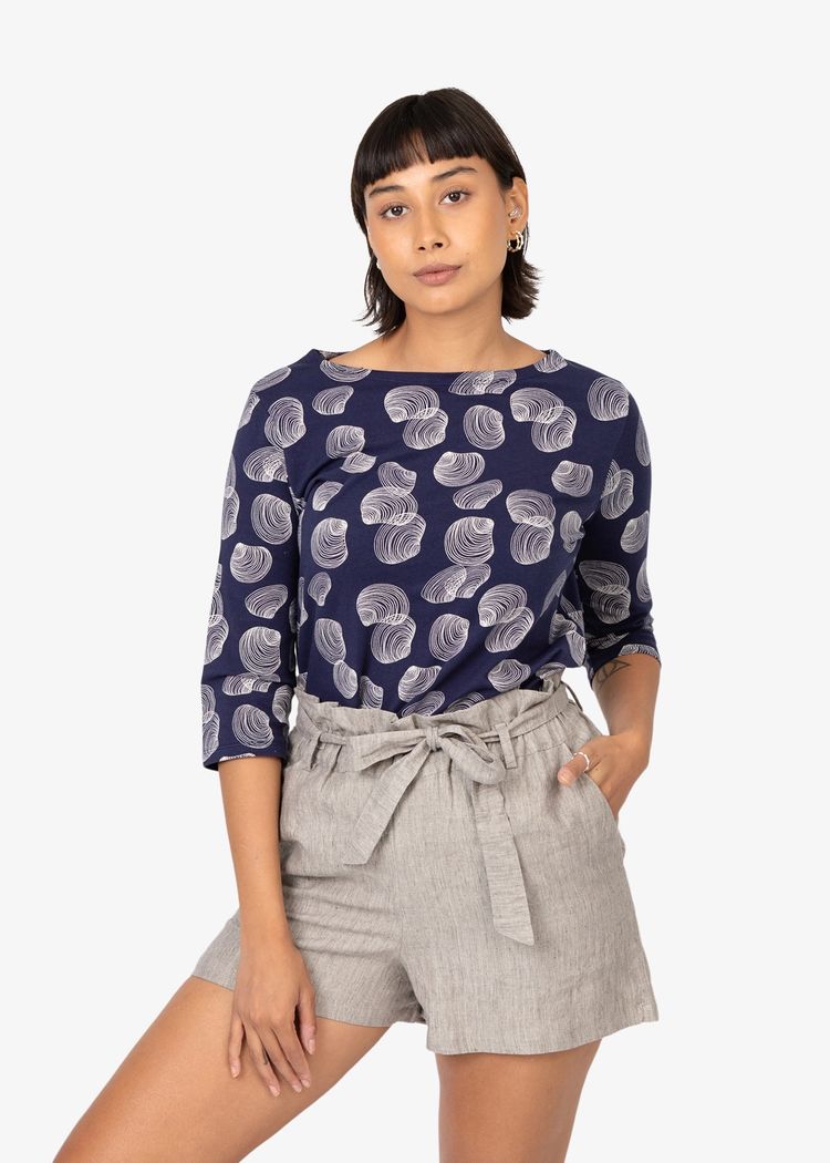 Secondary product image for "Mela Blouse Shell Navy"