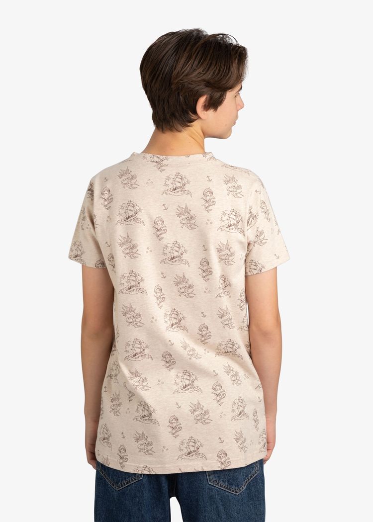 Secondary product image for "T-shirt Tatuering Brun"